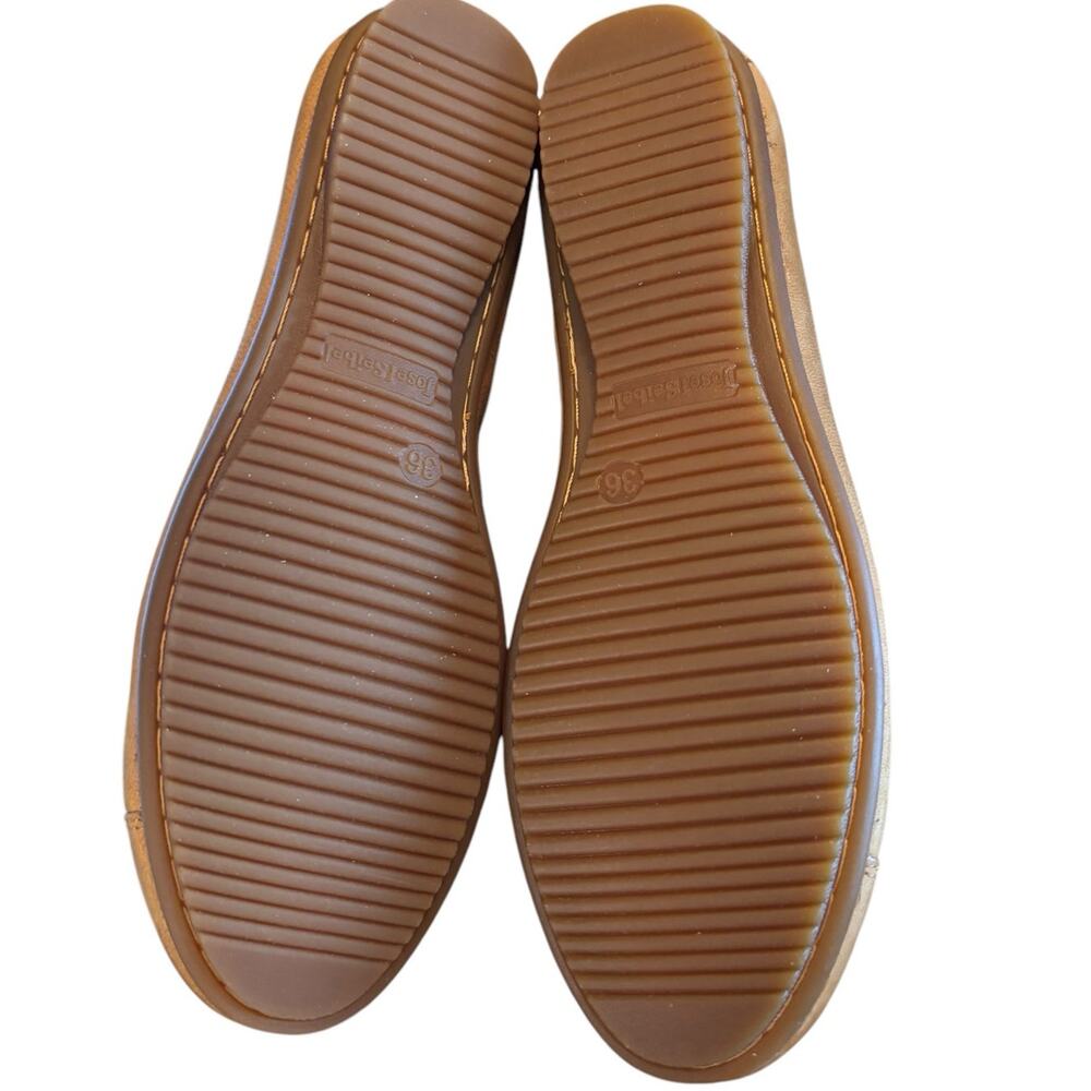 NIB Josef Seibel Leather Tan Ballet Flats Women's Size 36 US 5.5 M German Made - Picture 8 of 10